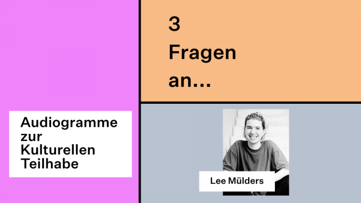Cover der Audiogrammreihe mit dem Portrait von Lee Mülders